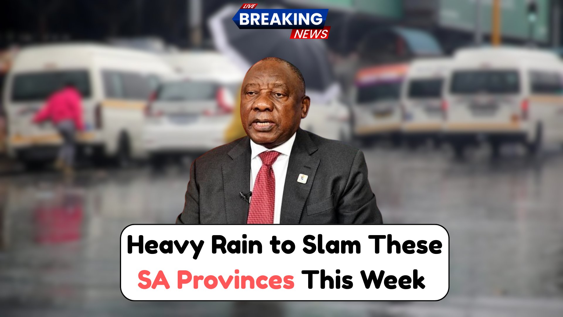 Heavy Rain in South Africa