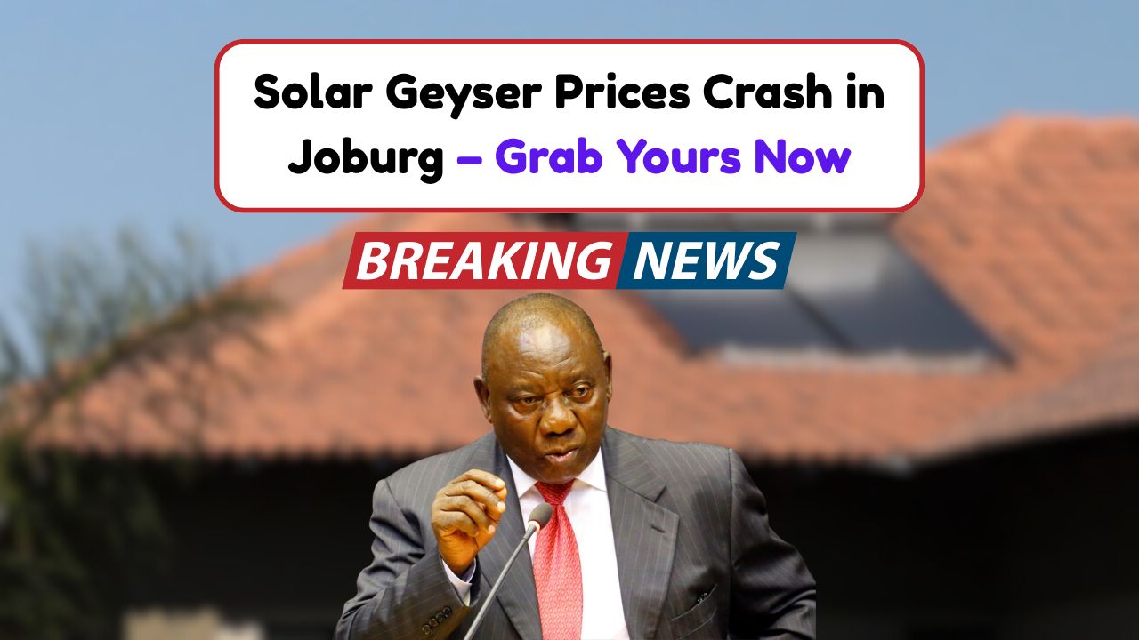 Solar Geyser Prices Drop