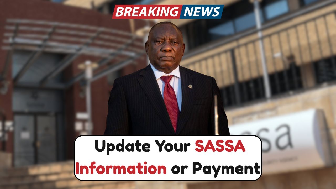 Update SASSA Bank Details