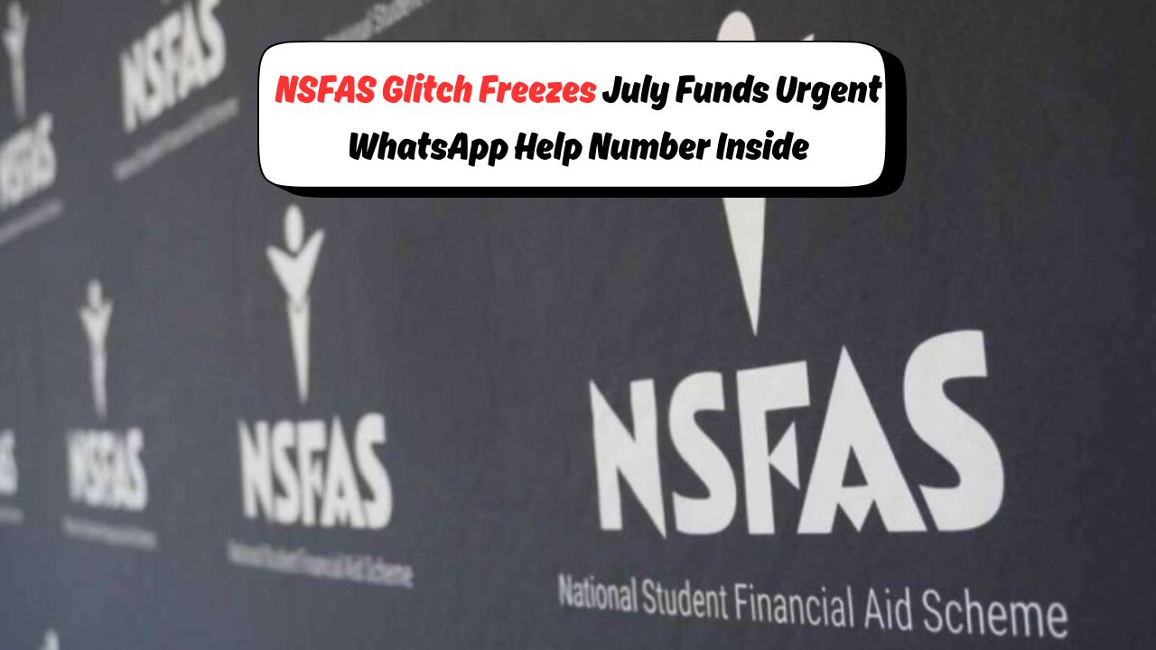 NSFAS Portal Glitch