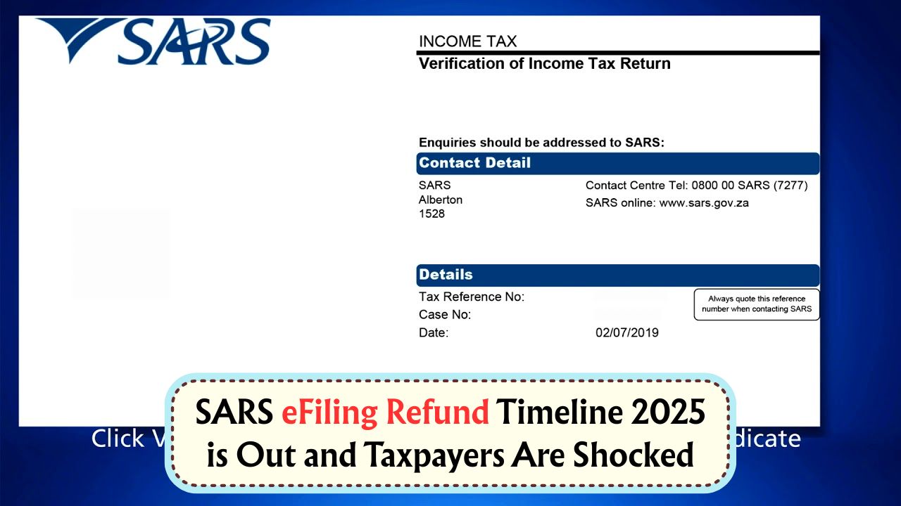 SARS eFiling Refund Timeline