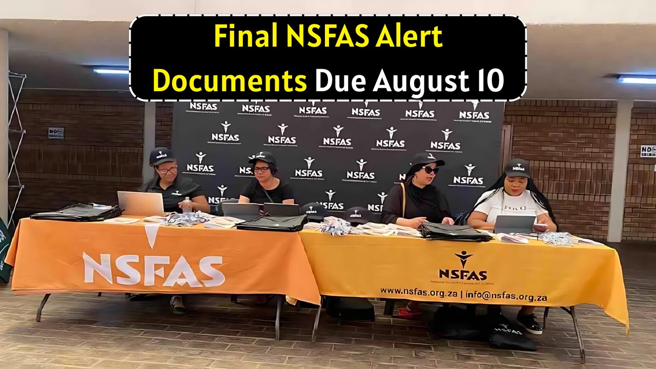NSFAS Submission Deadline